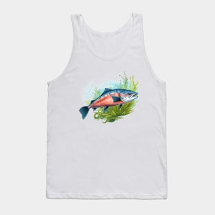 Pacific Northwest Salmon Tank Top